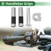 Motorcycle Motorcycle Hand Grips Cover Kit 2 x Vertical Stripe Pattern