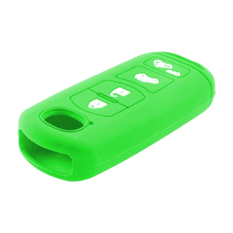 Mazda 3, 5, 6, CX-5, CX-7, CX-9 Green Silicone Key Shell Cover (2004-2023)