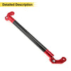 Motorcycle Red 10mm Hole Diameter 0.39" Balance Cross Bar Handlebars
