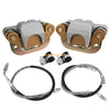 Polaris Trail Blazer 250 Big Boss 250 Front Brake Calipers & Hose Lines 4x6