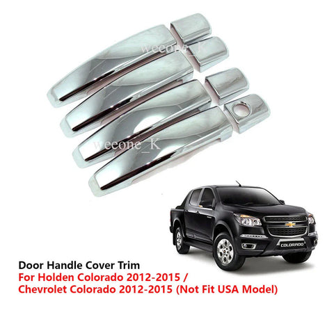 Chevrolet Colorado 4 x Chrome Door Handle Cover Trim (2012-2015)