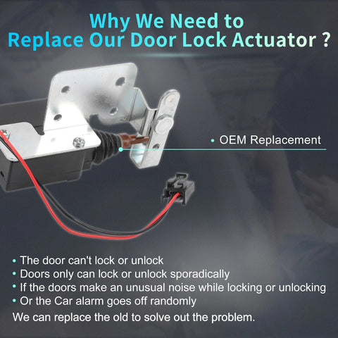 Chevrolet Astro Rear Liftgate Lock Actuator Cable (1992-2005)