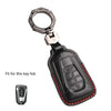ISUZU D MAX MU-X Key Fob Holder / Full Coverage Black Leather