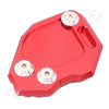 BMW F800GS (2008-2014) - Red Kickstand Side Stand Plate Pad