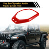Jeep Gladiator JT (2020-2024) Red Roof Speaker Audio Frame Cover Trim