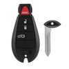 Dodge Ram 1500, 3500 & Jeep Cherokee Key Fob Case Shell (2011-2023)