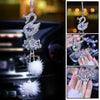SWAN Rear View Car Pendant Rhinestone 25cm