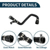 Volvo S60 (2008-2018) - Rubber Black 1 Pc Radiator Heater Hose