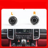 Porsche 981 / 991 Boxster / Cayman / Carrera / Cayenne / Panamera 2 x L+R Radio Knob