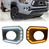 16-23 Toyota Tacoma LED DRL Turn Signal Lamp Fog Light Bezel (2016-2023)