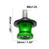 Motorcycle 2 x 8mm Motorcycle Swing Arm Spool Rear Stand Sliders Green