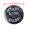 BMW 3 5 Series E90 E92 E60 X5 Black Engine Start Stop Push Button Cover