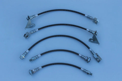 Ford Falcon XB XC XD Braided Brake Hose Set (5) (1973-1980)