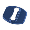 Kia Hyundai Elantra 4 x Blue Stainless Steel Door Lock Protector Covers