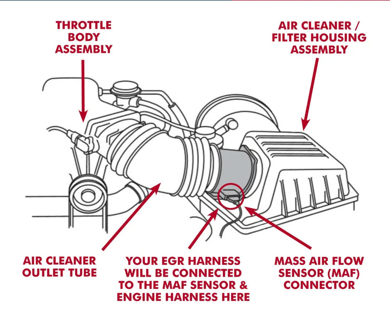 Mitsubishi Triton MQ MR Mass Air Flow Sensor Bypass Cable (2015-2023)
