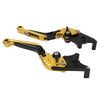 Kawasaki ZX1400 ZX14R ZZR1400 Gold Extendable Brake Clutch Levers (06-17)