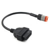 Harley Davidson 4Pin to 16Pin OBD2 Diagnostic Tool Adapter Cable
