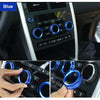 Land Rover Discovery Sport Red Air Condition AC Knob Buttons Ring Cover Trim