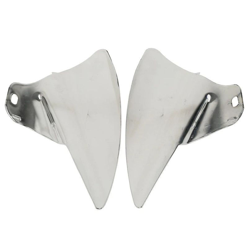 Harley Touring Road King Chrome Saddle Shield Heat Deflectors (2009-2023)