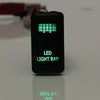 Toyota Tacoma Push Switch Button LED Green Light Bar Fog Light with Wire
