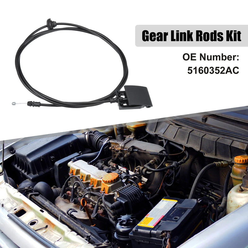 Dodge Ram 2009-2010 Hood Latch Release Cable (2009-2010)