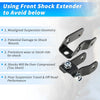 Chevrolet & GMC K1500 K2500 4WD 2-4in Front Shock Extenders (1988-1998)