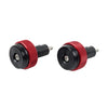 Motor Cruise Control 7/8" Red Throttle Handlebar End Plug Set