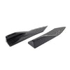 Car Blk Universal Rear Bumper Strip Lip Spoiler Diffuser Protector