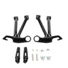 Suzuki GSXR1000 GSX-R 1000 Black Rear Passenger Footrest Bracket (2007-2008)