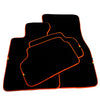 BMW X1 Series U11 SUV (2023-2026) Orange Trim AutoWin Black Floor Mats