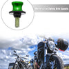 Motorcycle 2 x 10mm Motorcycle Swing Arm Spool Rear Stand Sliders Green