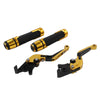 BMW R1200GS R1250GS Gold Extendable Brake Clutch Lever Grip Set (2013-2023)