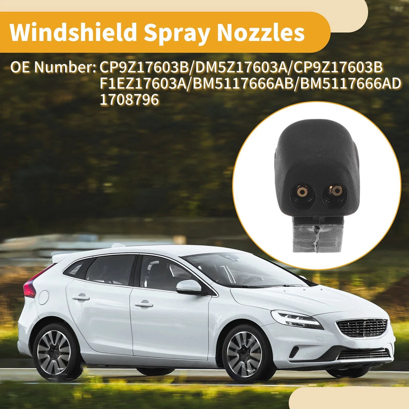 Ford Focus Front Windshield Washer Nozzles (2012-2018)