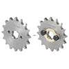 Dirt Bike Chain Sprocket 16T 17mm Front Engine Titanium Tone
