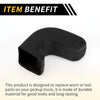 Jeep Wrangler JK JL Gladiator 07-23 Black Car Bumper Tow Hook Covers