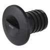 Black Nylon Boats, 50mm Deck Filler Cap with Seal & Chain