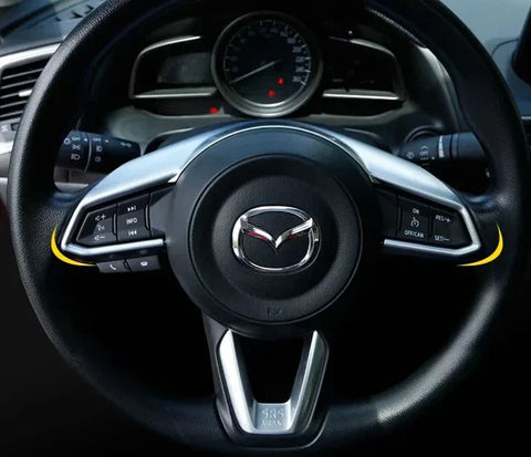Mazda CX-5 2017-2021 Matte Interior Steering Wheel Cover Trim