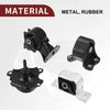 Honda CRV 2.4L 4WD Engine Motor Trans Mount Set (2002-2006)
