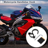 Motorcycle Arc Aluminum Alloy Hanging Hook Hexagon Wrench Gasket Black
