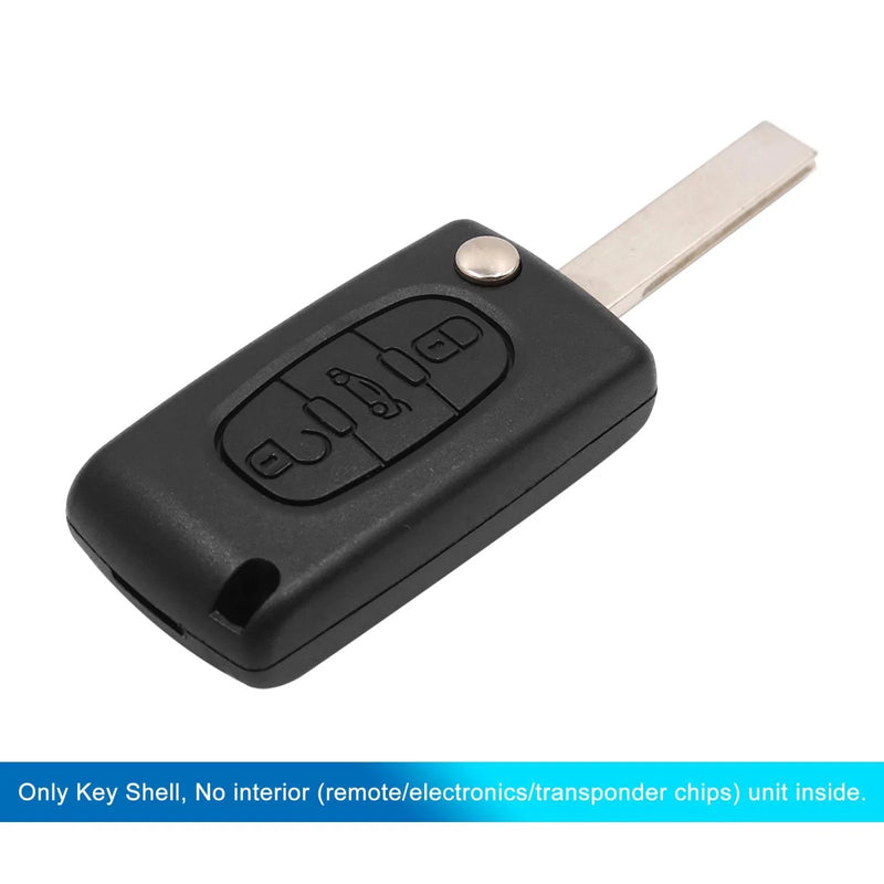 Peugeot 207 307cc 308 Key Fob Shell Case (2006-2014)
