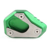 Kawasaki Z650 2017-2018 Green Kickstand Extension Plate Pad