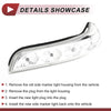 Hyundai Elantra 2017-2020 Left Gray Clear Turn Signal Light