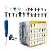 Various Makes & Models 821 Pcs Auto Bumper Fastener Clips Set