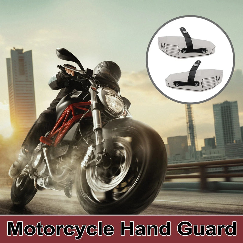 Motorbike Hand Guard / Universal / Windproof PC Gray Hand Guard