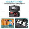 M3-8 Electric Drill / Hand Wrench Nutsert Adapter Rivet Tool