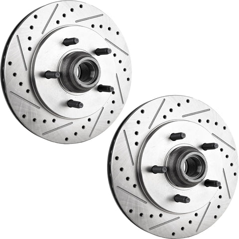 Front Brake Disc Rotors For 2000-03 Ford F-150 Lightning
