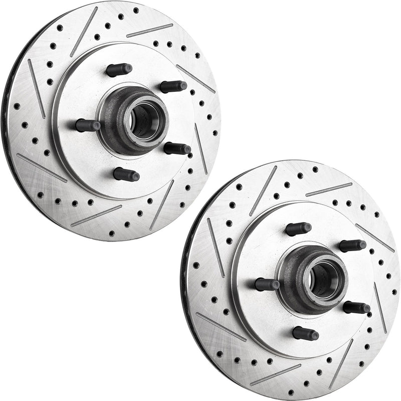 Front Brake Disc Rotors For 2000-03 Ford F-150 Lightning