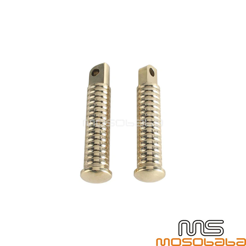 Harley Sportster XL883L XL883R XL883 Forty-Eight Brass Foot Pegs (2004-2023)