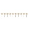 Rotary Tool 3mm Shank 10 x Wool Felt Polishing Buffing Wheel Discs