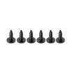 Fastening Black 6 x M5x15mm Titanium Torx Head Self Tapping Screws
